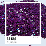 Diamond Painting Colorful Square AB Drills Set 20 Colors 200Pcs/Bag