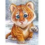 Diamond Mosaic Tiger DIY Diamond Embroidery Animal Cross Stitch Diamond Painting Full Square For Children Hobby Gift